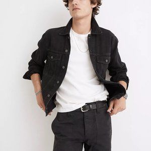 Madewell: CLASSIC JEAN JACKET IN BLACK